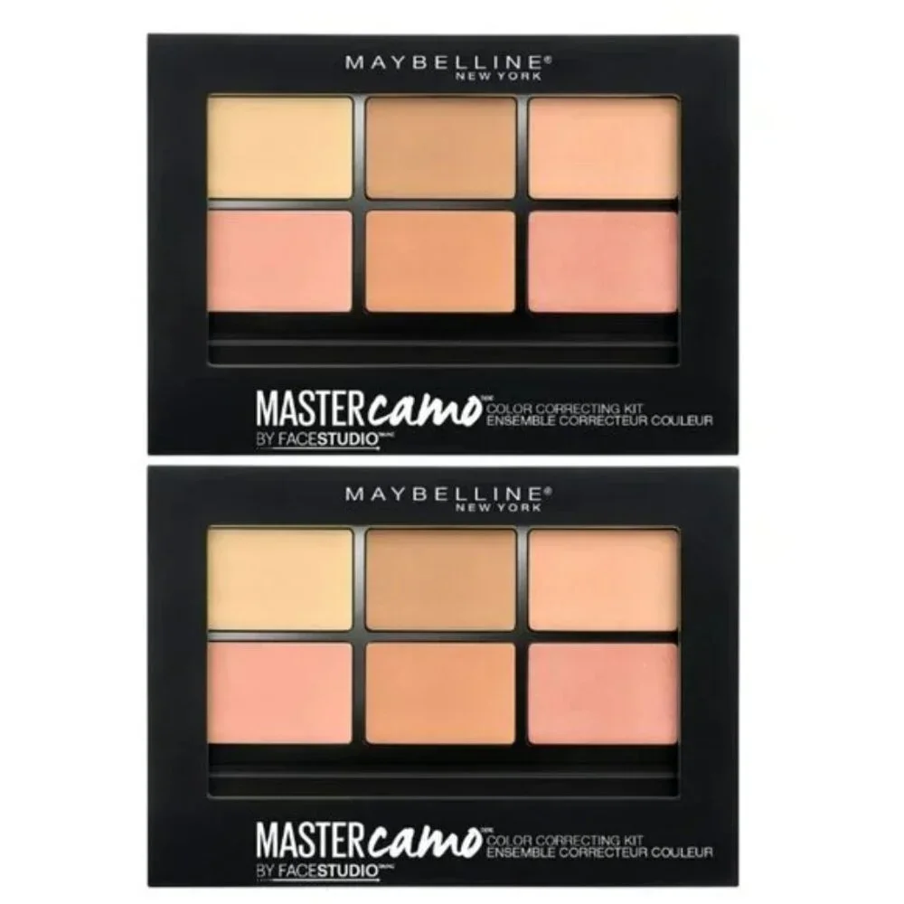 TWO NWT Maybelline Master Highlight Concealer Color Corrector Peach Beige Medium
